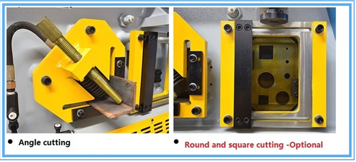 60t Q35-16 Hydraulic Ironworker Shearing Punching Bending And Notching Machine 60t Q35-16 হাইড্রোলিক আয়রনওয়ার্কার শিয়ারিং পাঞ্চিং বেন্ডিং এবং নচিং মেশিন