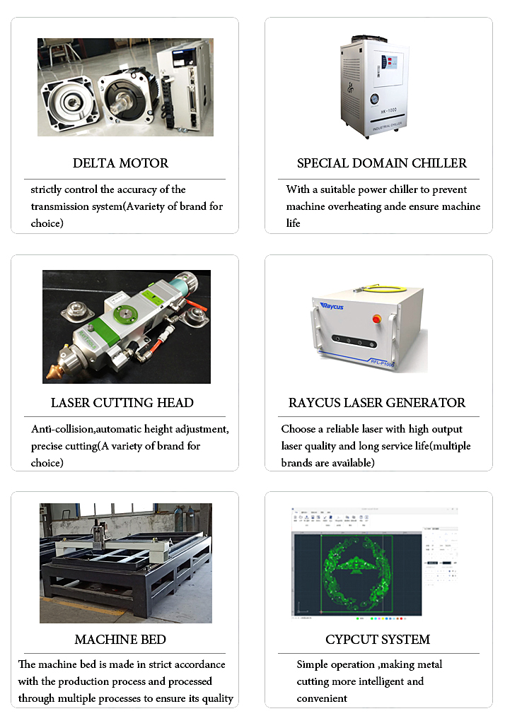 High Power Precision 1000w 1500w 2000w China Fiber Laser Cutting Machine উচ্চ ক্ষমতা নির্ভুলতা 1000w 1500w 2000w চায়না ফাইবার লেজার কাটার মেশিন