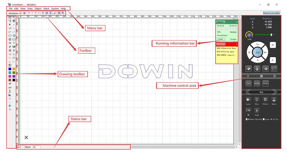 উচ্চ নির্ভুলতা 1000w ফাইবার লেজার কাটিয়া মেশিনের দাম