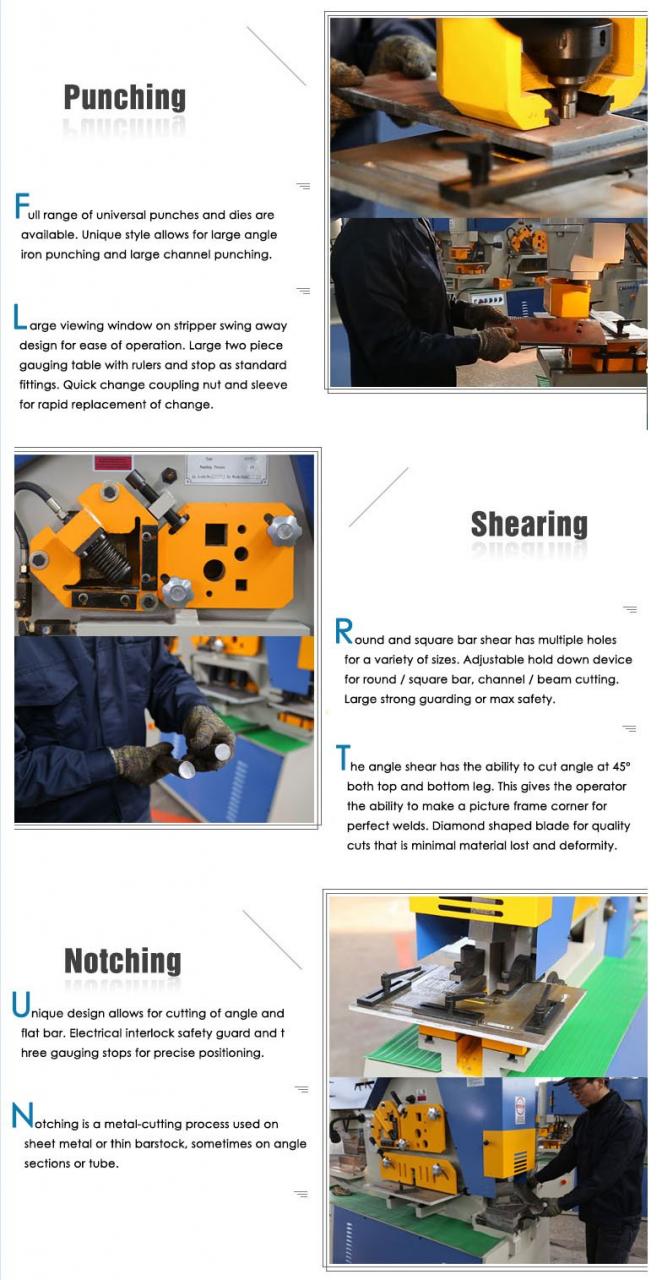 হাইড্রোলিক আয়রনওয়ার্কার 25 টন হ্যান্ড টুল হাইড্রোলিক কম্বাইন্ড পাঞ্চিং এবং কাটিং মেশিন