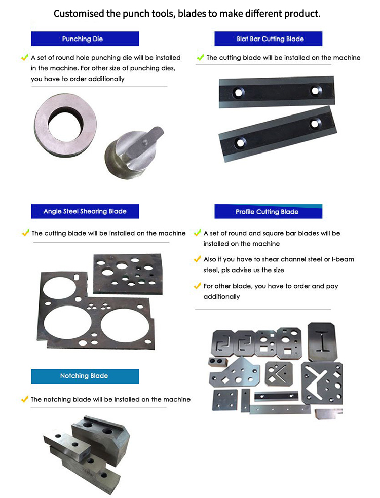 Hydraulic Ironworker 25 Ton Hand Tools Hydraulic Combined Punching And Cutting Machine হাইড্রোলিক আয়রনওয়ার্কার 25 টন হ্যান্ড টুল হাইড্রোলিক কম্বাইন্ড পাঞ্চিং এবং কাটিং মেশিন