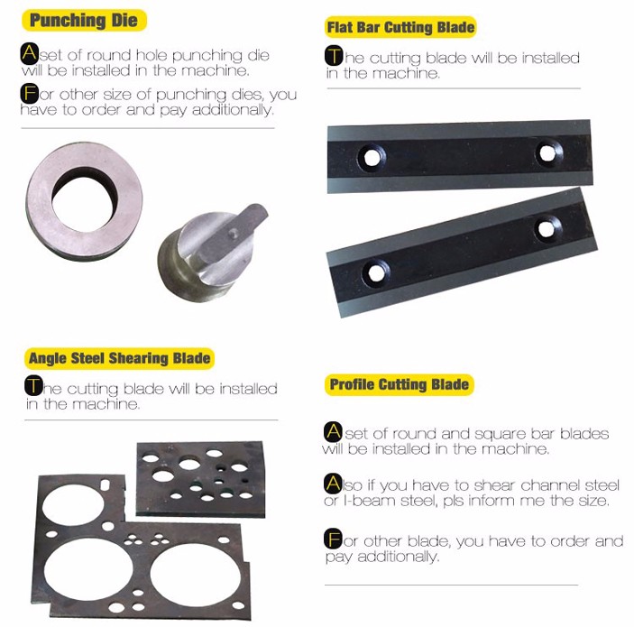 Q35y সিরিজ মাল্টিফাংশনাল হাইড্রোলিক আয়রন ওয়ার্কার কম্বাইন্ড শিয়ারিং এবং পাঞ্চিং মেশিন